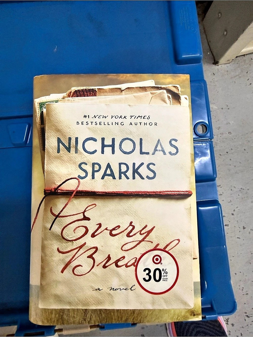 Grand Central Publishing Every Breath by Nicholas Sparks Hardcover Novel